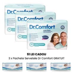 Dr Comfort Scutece Adulti marimea L large 3 pack