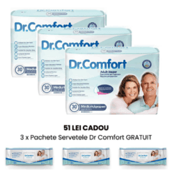 Dr Comfort Scutece Adulti marimea M medium 3 pack