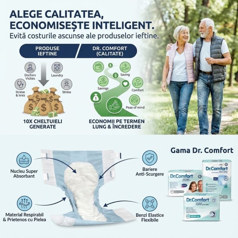 scutece pentru adulti dr comfort